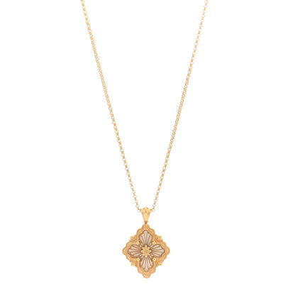 Buccellati 18K Yellow Gold Mother of Pearl Opera Tulle Pendant Necklace 1 of 4