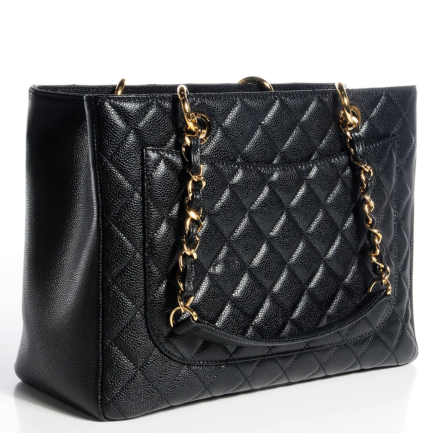 Caviar Grand Shopping Tote GST Black