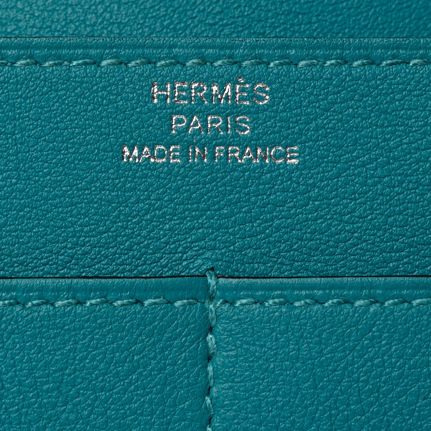 Hermes Swift Dogon Duo Wallet Turquoise 8 of 16