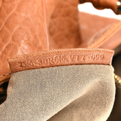 Fendi Crinkled Lambskin Mia Tote Camel 7 of 11