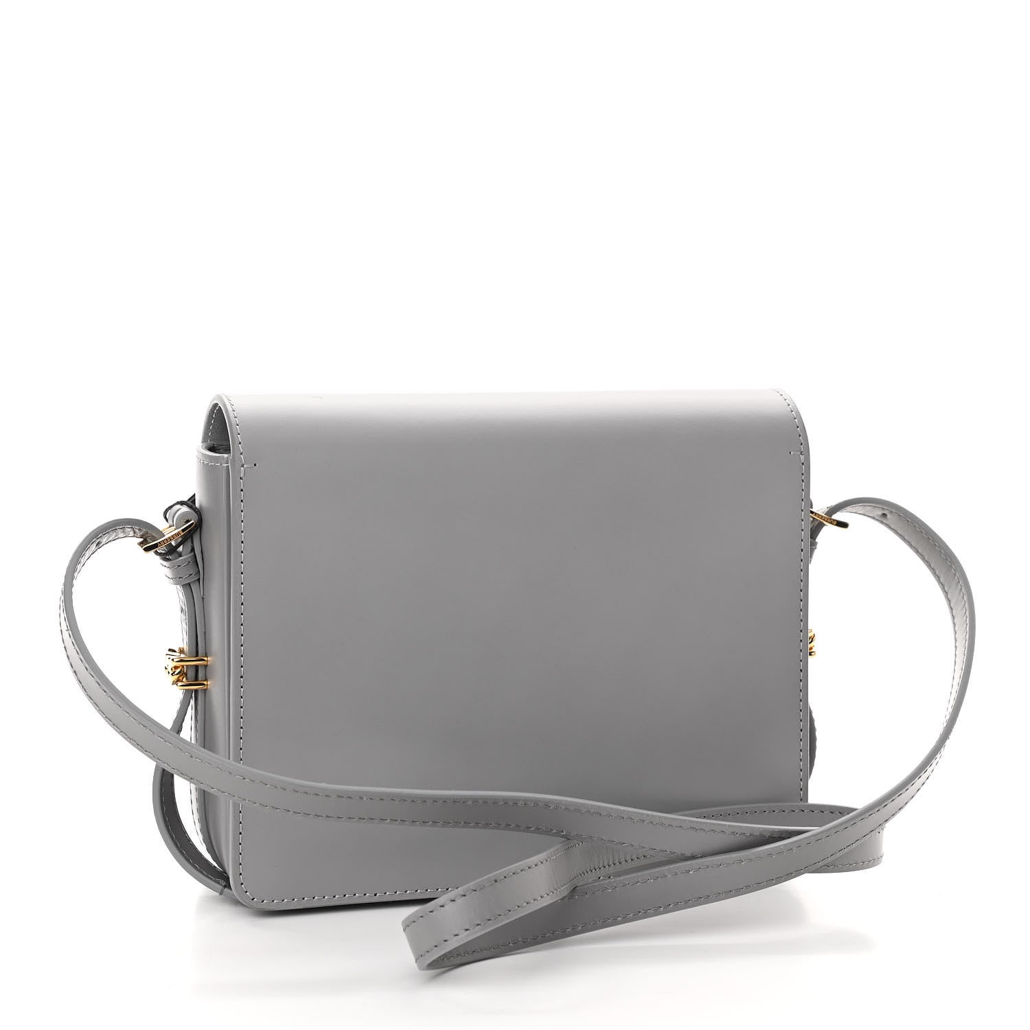 Burberry Smooth Calfskin Small Grace Bag Grey 3 of 11