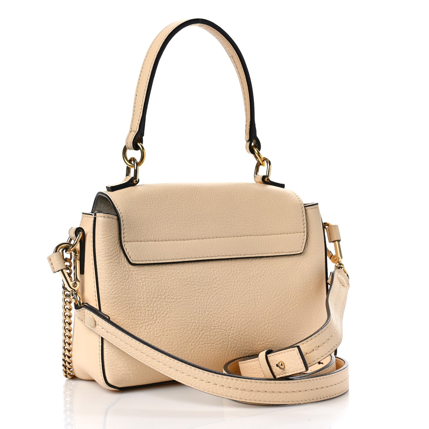 Calfskin Mini Faye Day Shoulder Bag Blondie Beige