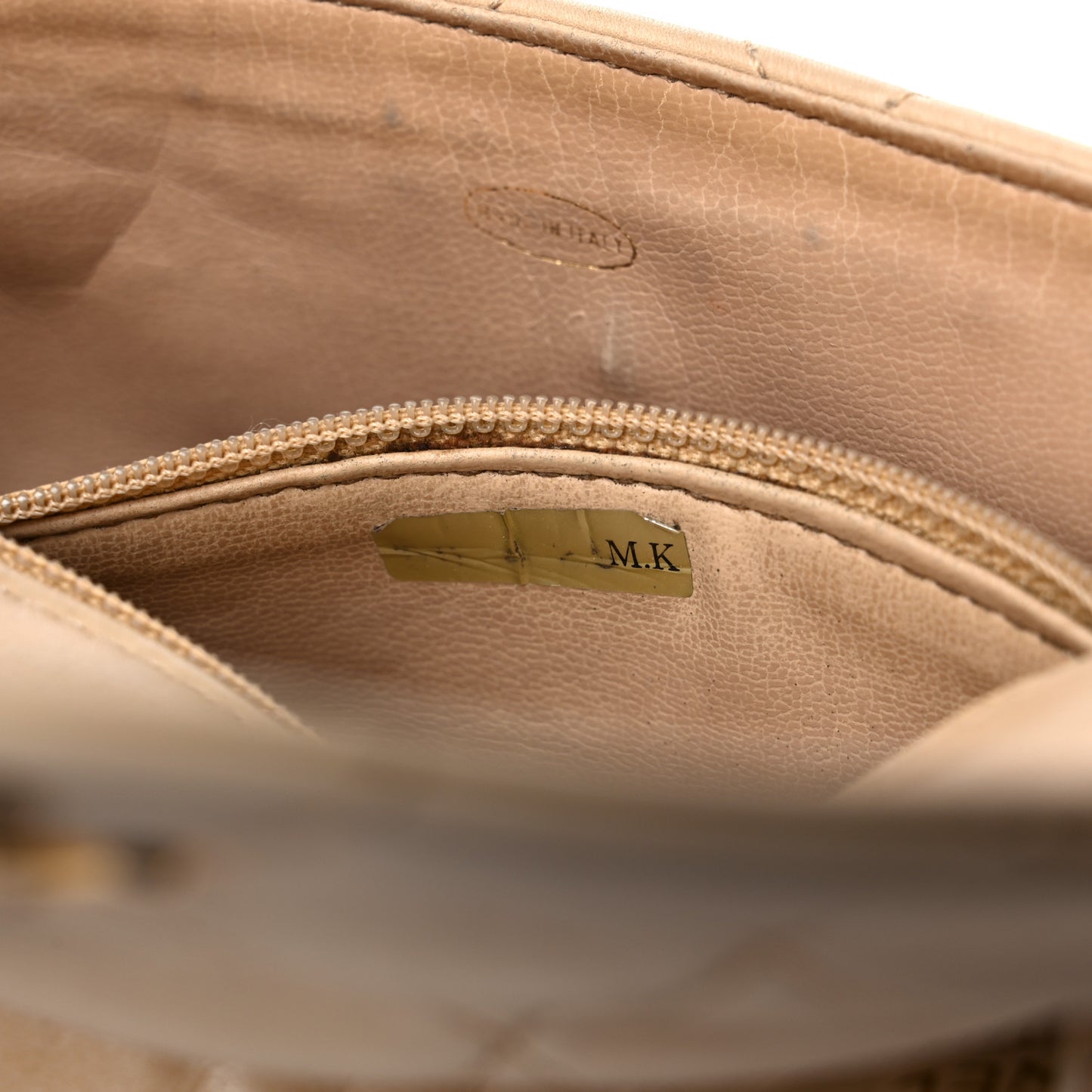 Lambskin Quilted Flap Waist Belt Bag 75 30 Beige