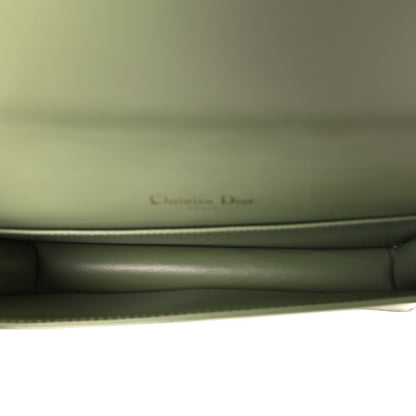Christian Dior Patent Cannage Lady Dior Chain Wallet Dusty Jade 6 of 10