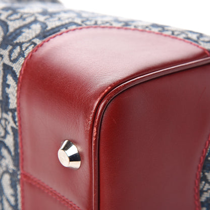 Christian Dior Monogram Boston Navy Red 10 of 11