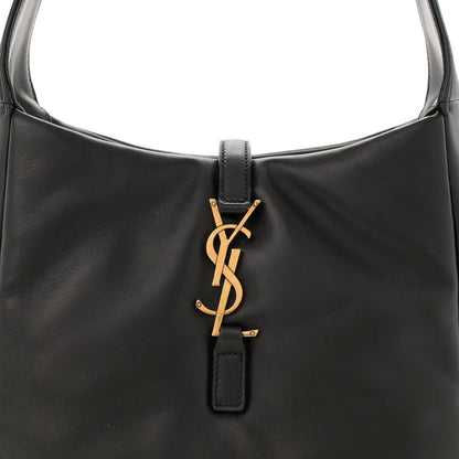 Saint Laurent Padded Lambskin Small Le 5 A 7 Supple Hobo Black 8 of 12