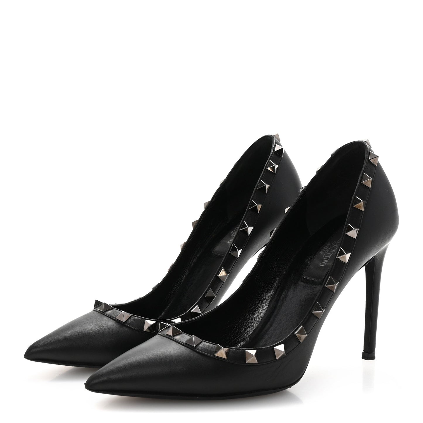 Nappa Rockstud 100mm Pumps 36.5 Black