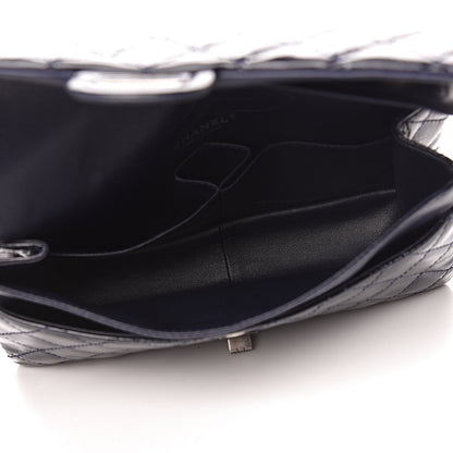 Chanel Distressed Patent Quilted 2.55 Reissue 226 Flap Navy 5 of 15
