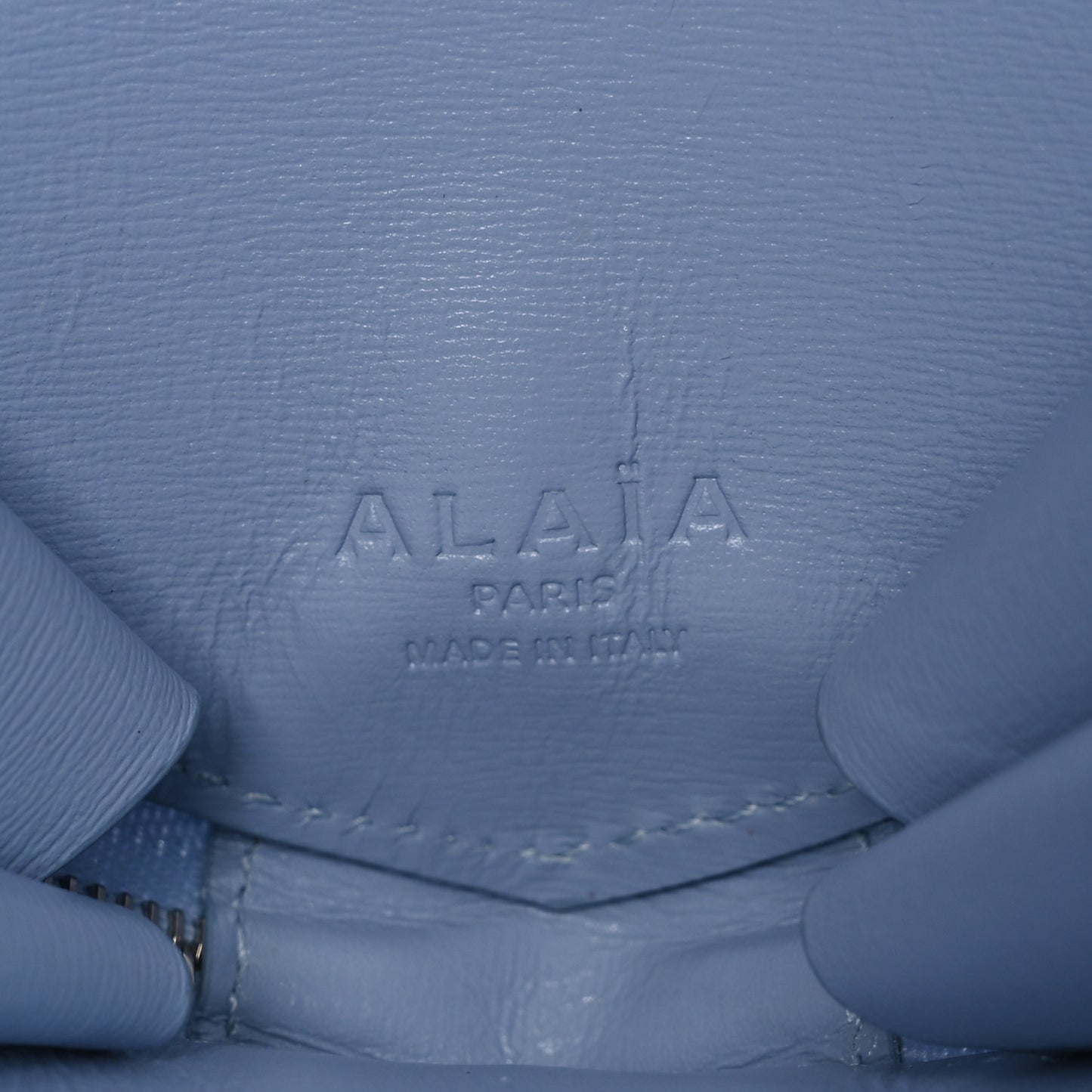 Calfskin Le Coeur Bag Bleu Delave