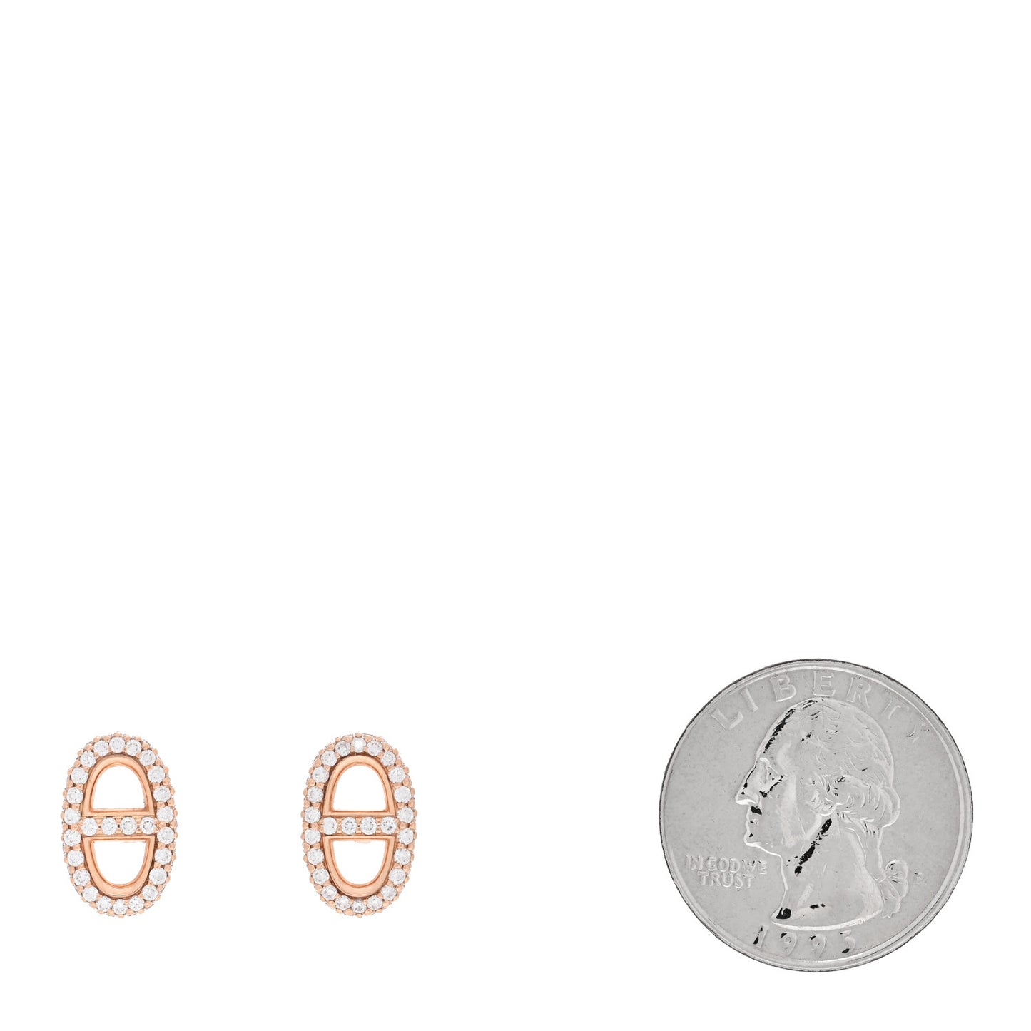 18K Rose Gold Diamond New Farandole Earrings