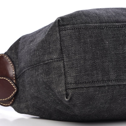 Prada Denim Shoulder Bag Blue 8 of 9