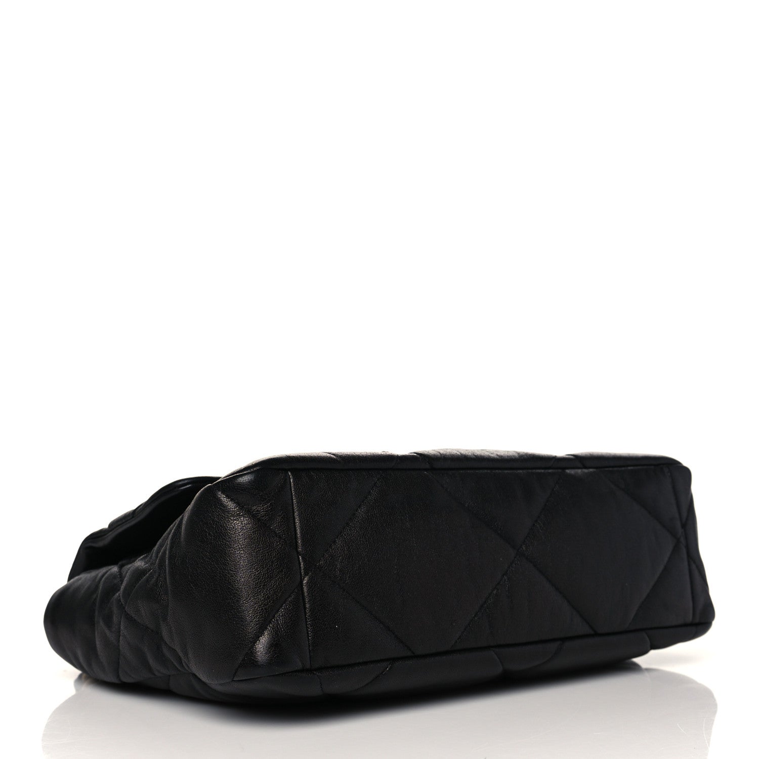Chanel Goatskin Quilted Large Chanel 19 Flap Black 4 of 10