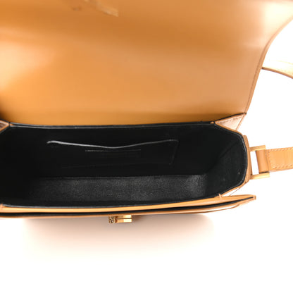 Saint Laurent Box Calfskin Monogram Medium Solferino Satchel Mustard 5 of 8