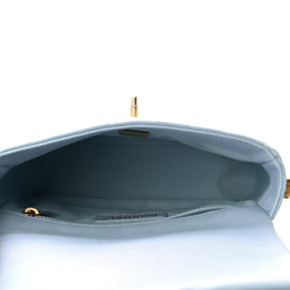 Chanel Iridescent Caviar Quilted Mini My Perfect Flap Light Blue 5 of 10