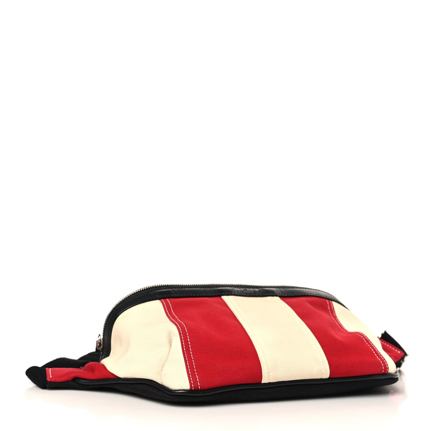 Saint Laurent Canvas Classic Belt Bag Red Blue White 4 of 9