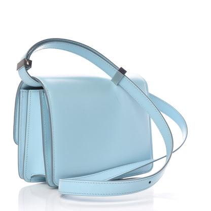 Celine Smooth Calfskin Small Classic Box Flap Bag Azur 3 of 13
