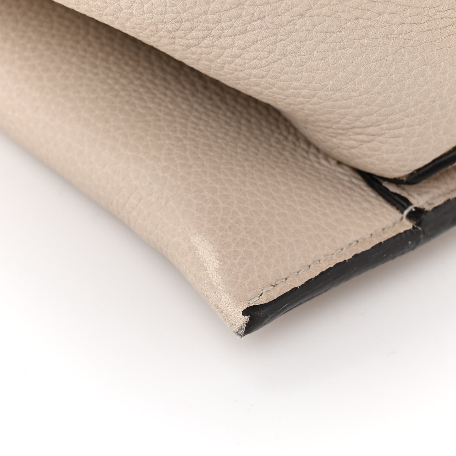 Celine Baby Grained Calfskin Medium Tri-Fold Bag Powder 21 of 22