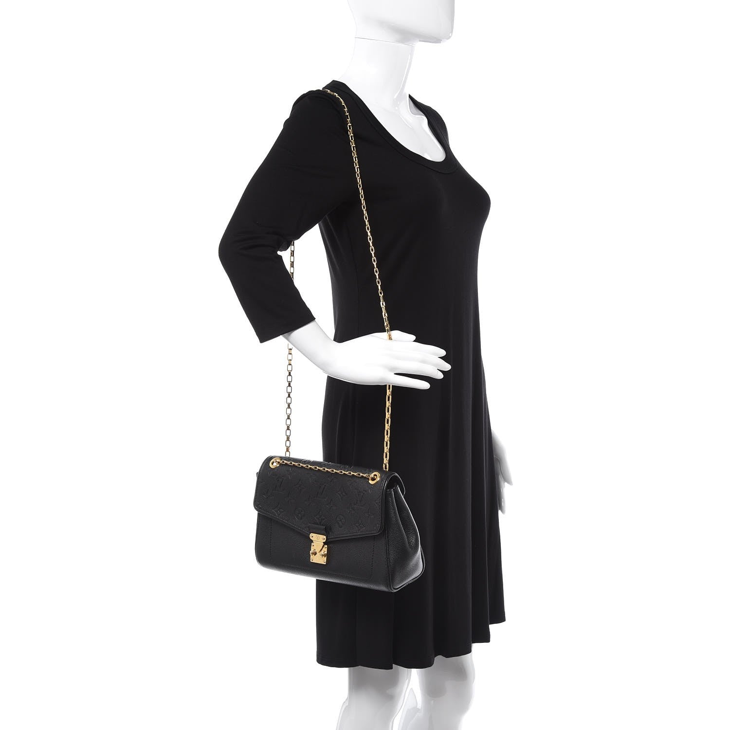 Louis Vuitton Empreinte Saint Germain PM Black 2 of 8