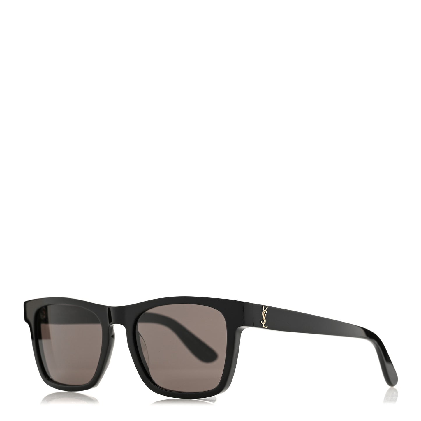 Square Acetate SLM13 Sunglasses Black