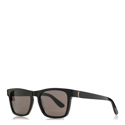 Saint Laurent Square Acetate SLM13 Sunglasses Black 1 of 8