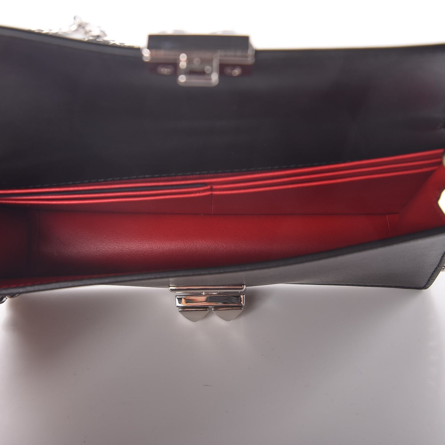 City Calfskin Studded Mini Elektra Crossbody Bag Black Fuoco
