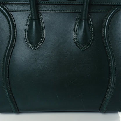 Celine Smooth Calfskin Mini Luggage Emerald 15 of 18