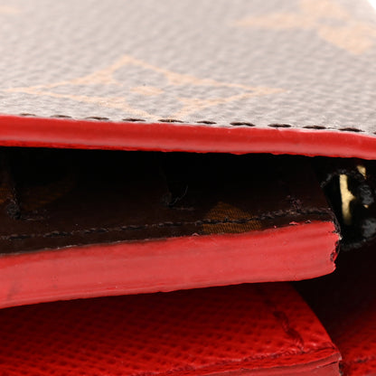Louis Vuitton Monogram Bloom Flower Emilie Wallet Coquelicot 8 of 12
