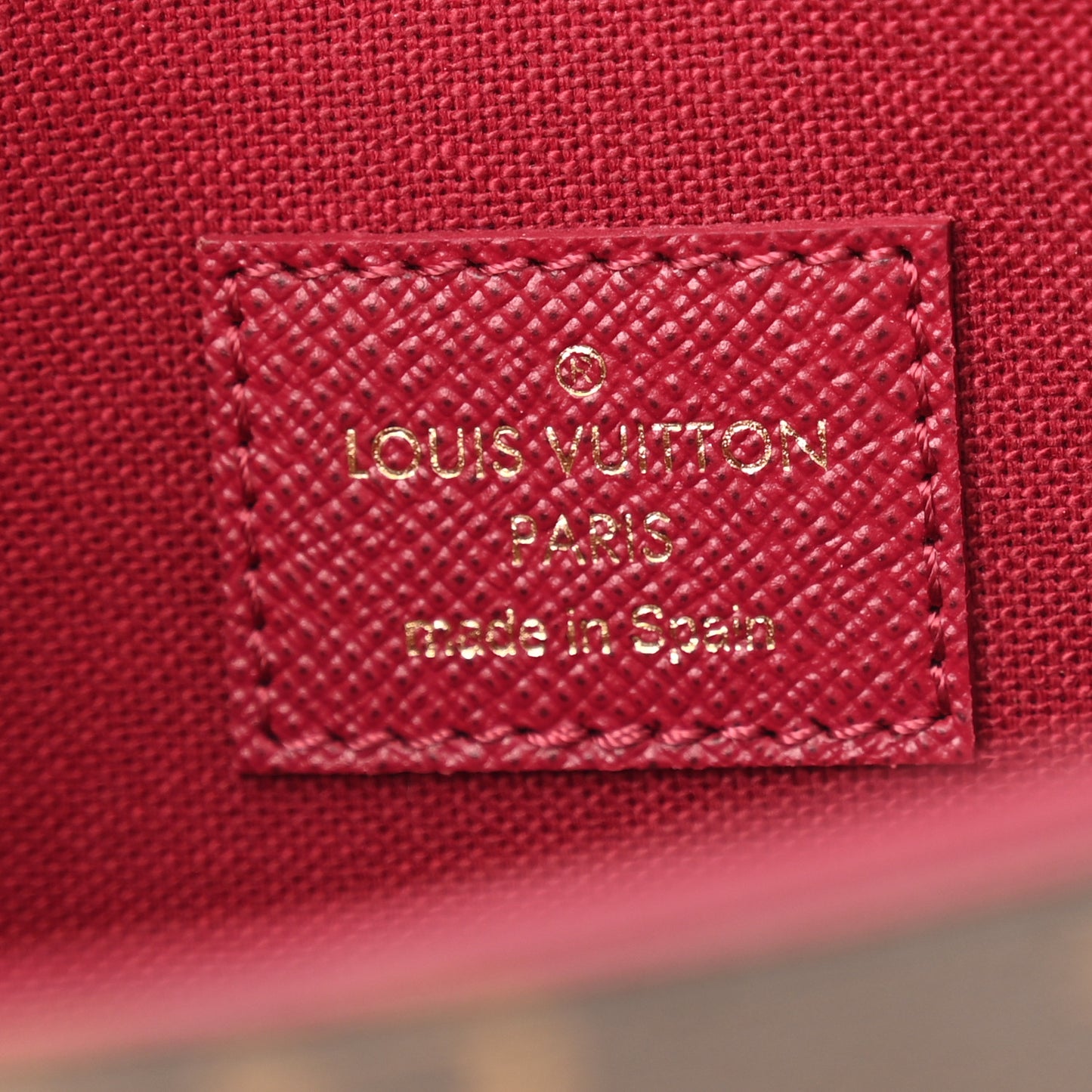 Monogram Pochette Felicie Chain Wallet Fuchsia