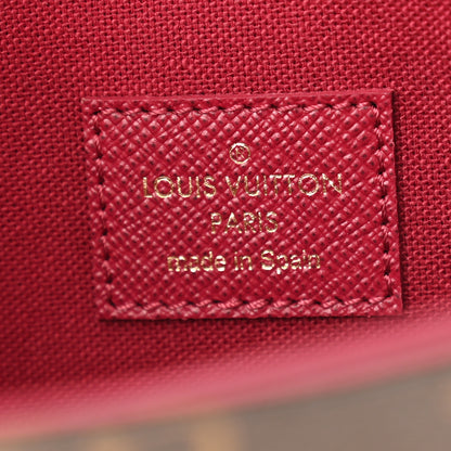 Louis Vuitton Monogram Pochette Felicie Chain Wallet Fuchsia 7 of 12