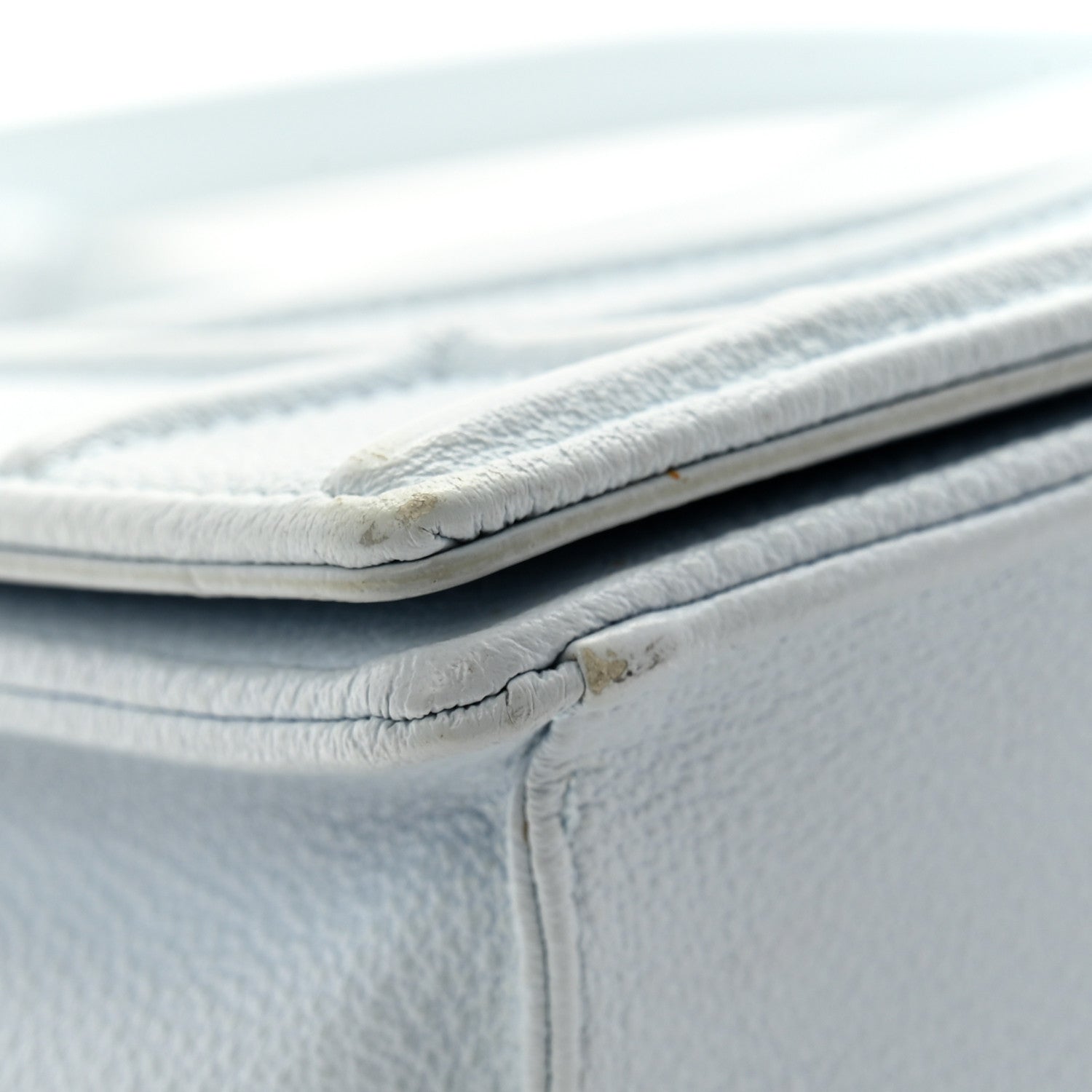 Christian Dior Grained Calfskin Medium Diorama Flap Bag Light blue 11 of 13