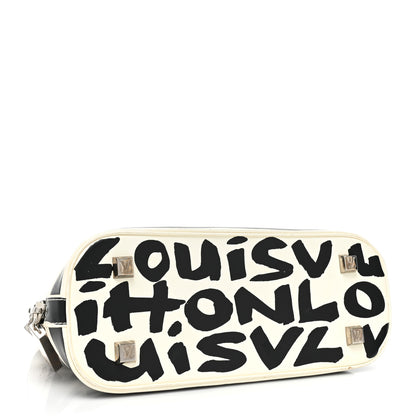 Louis Vuitton Graffiti Alma MM Black 5 of 13