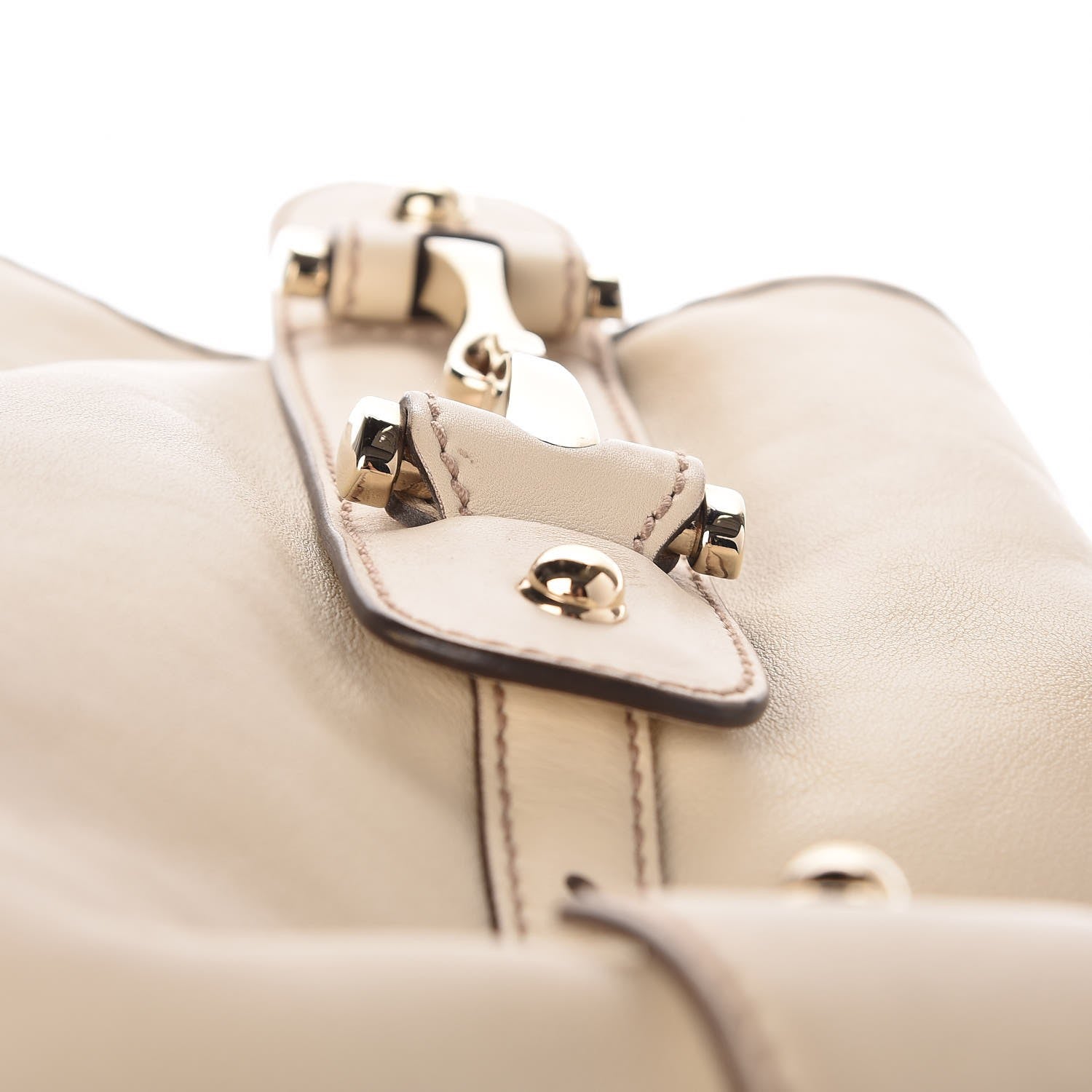 Gucci Calfskin Medium Pelham Shoulder Bag Ivory 8 of 13