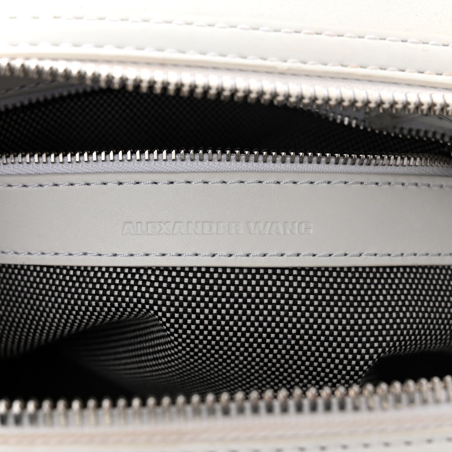 Alexander Wang Pebbled Calfskin Mini Emile White 6 of 13