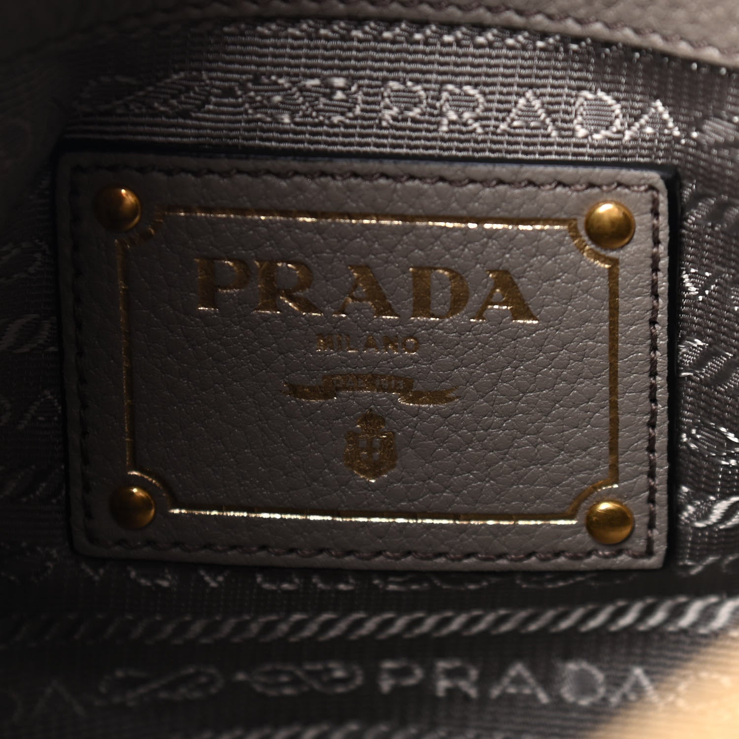 Prada Vitello Daino Satchel Argilla 6 of 9