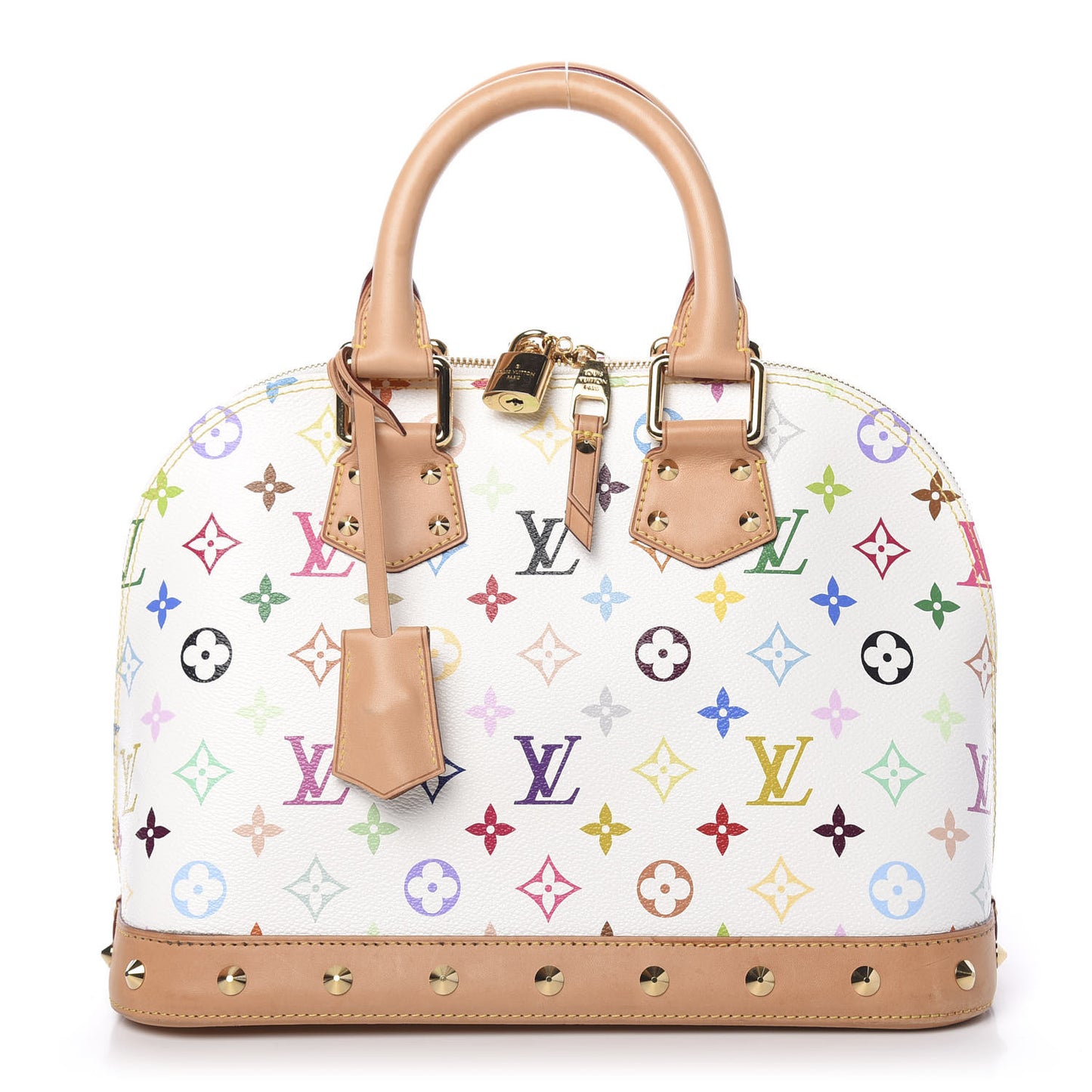 Monogram Multicolor Alma PM White