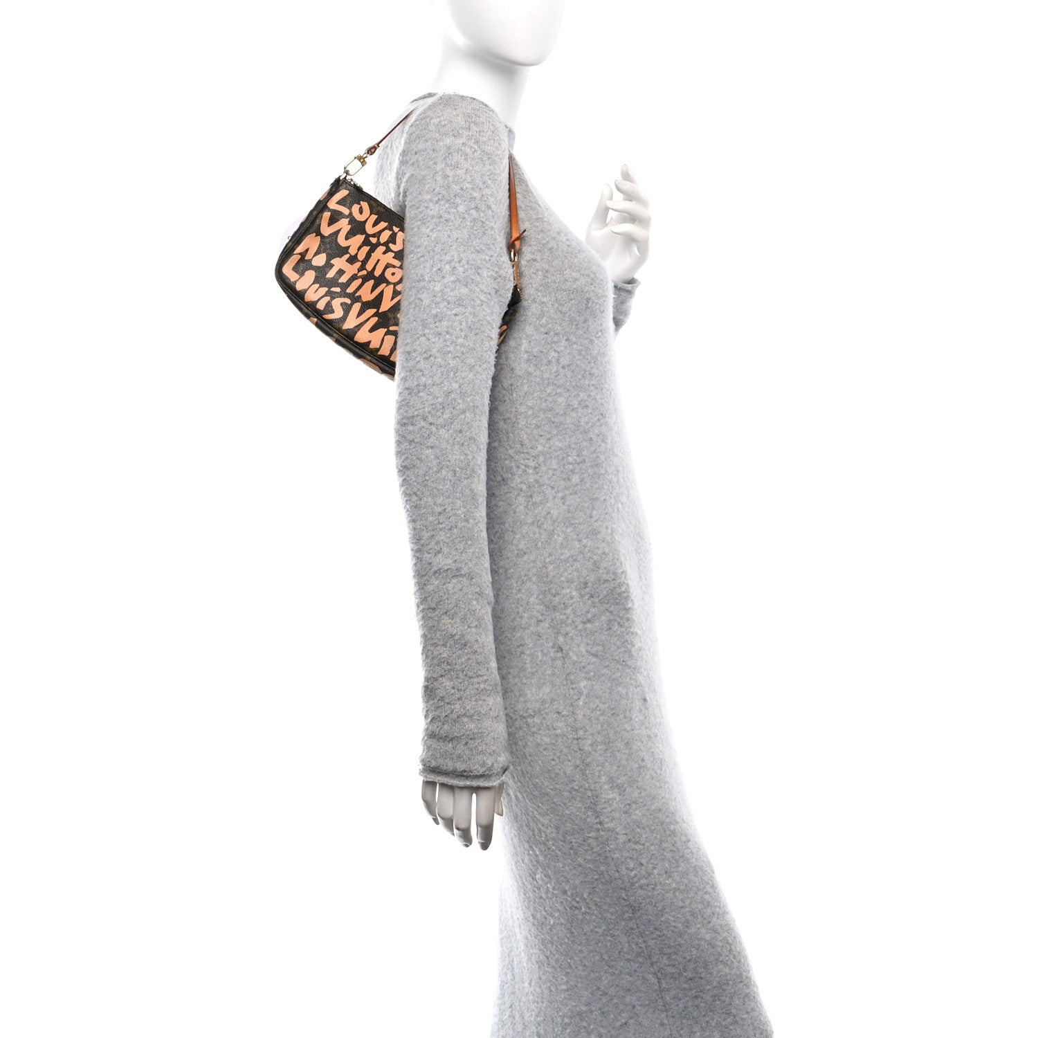 Louis Vuitton Monogram Graffiti Pochette Accessories Peach 2 of 10