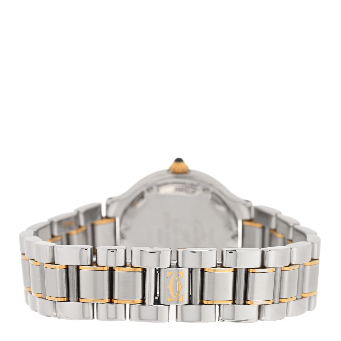 Stainless Steel 18K Yellow Gold 28mm Must De 21 Quartz Watch