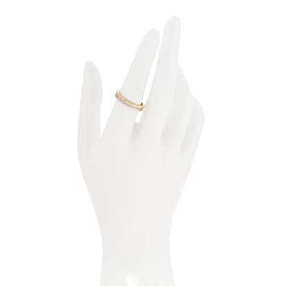 Cartier 18K White Yellow Pink Gold Diamond 3.5mm Vendome Louis Cartier Wedding Band Ring 54 6.75 2 of 5