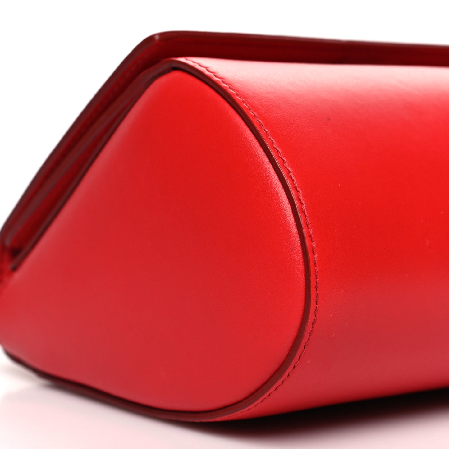Calfskin Mini Pandora Box Logo Strap Crossbody Bag Medium Red