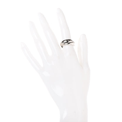 Cartier 18K White Gold 98 Xmas Limited Trinity Ring 51 5.75 2 of 6