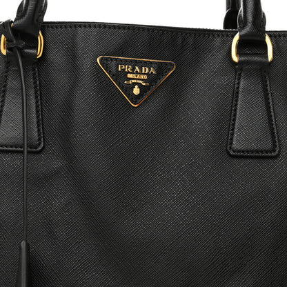 Prada Saffiano Lux Extra Large Galleria Double Zip Tote Black 7 of 12