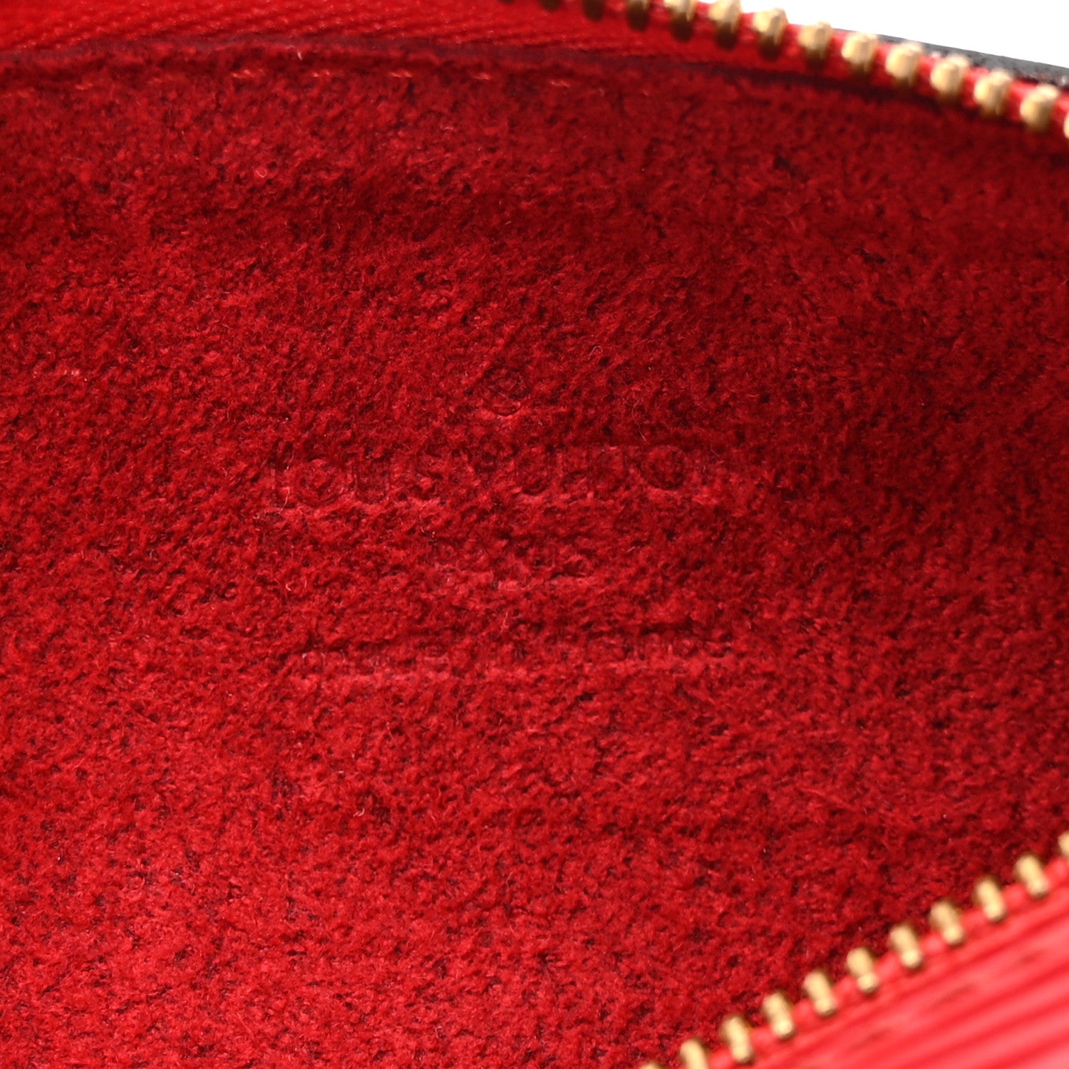 Louis Vuitton Epi Soufflot Pochette Castillan Red 6 of 10
