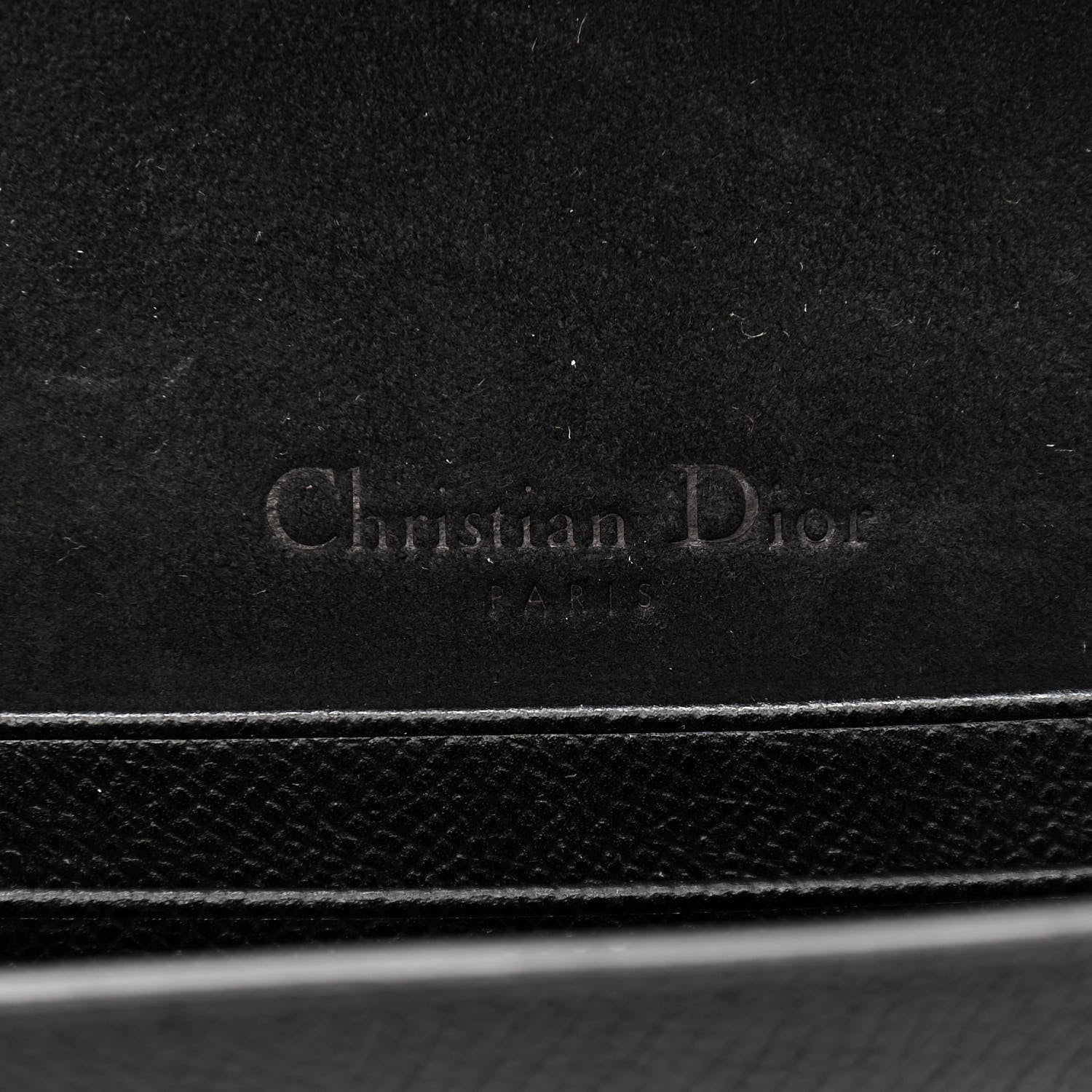 Christian Dior Grained Calfskin Saddle Belt Bag Black 5 of 8
