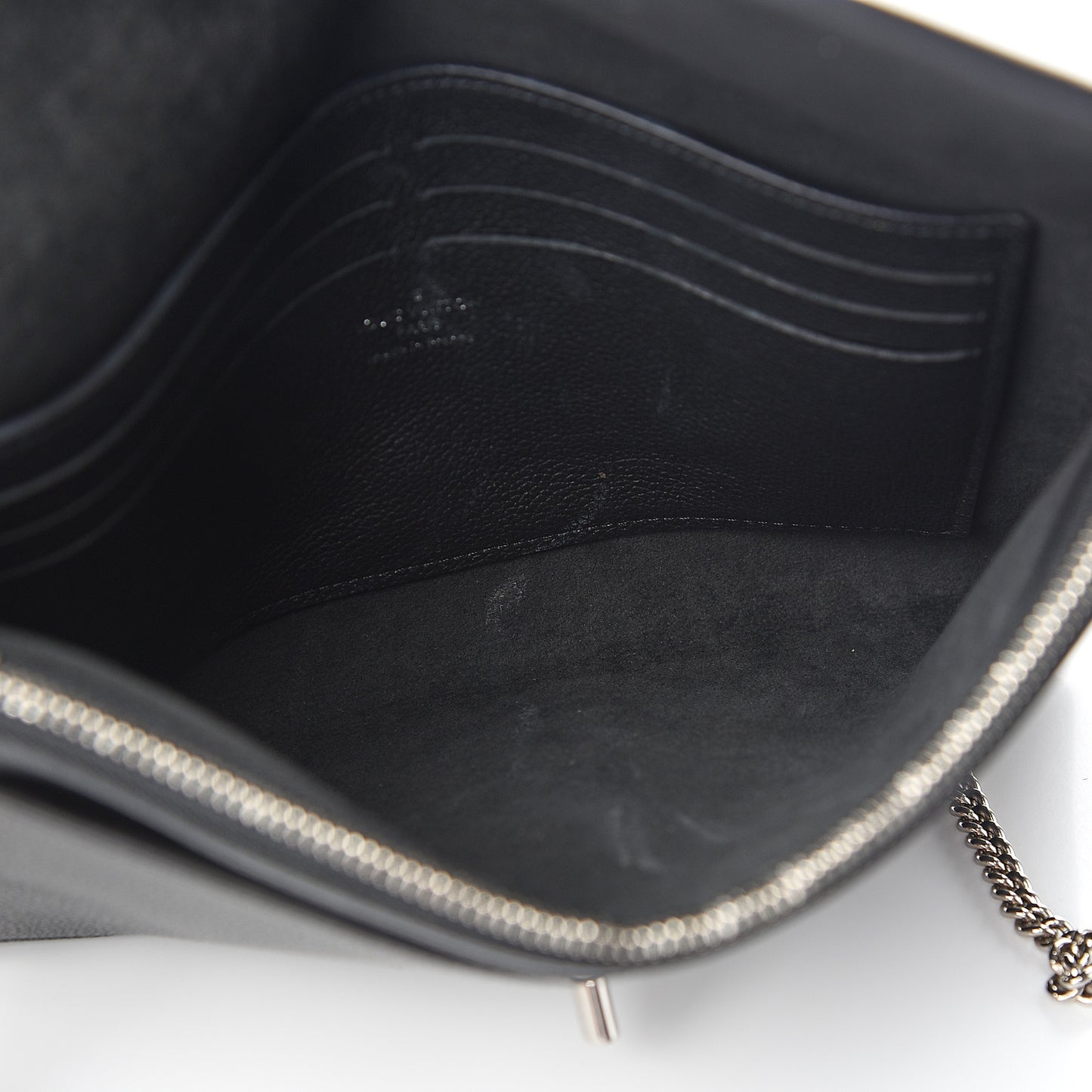 Soft Calfskin My Lockme Pochette Black