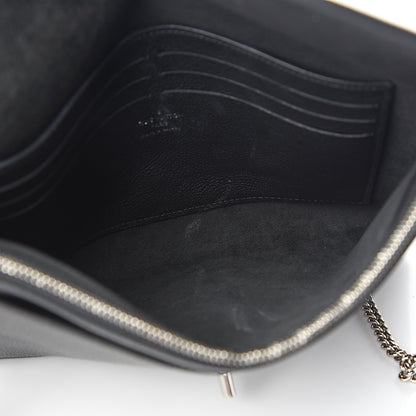 Louis Vuitton Soft Calfskin My Lockme Pochette Black 4 of 10