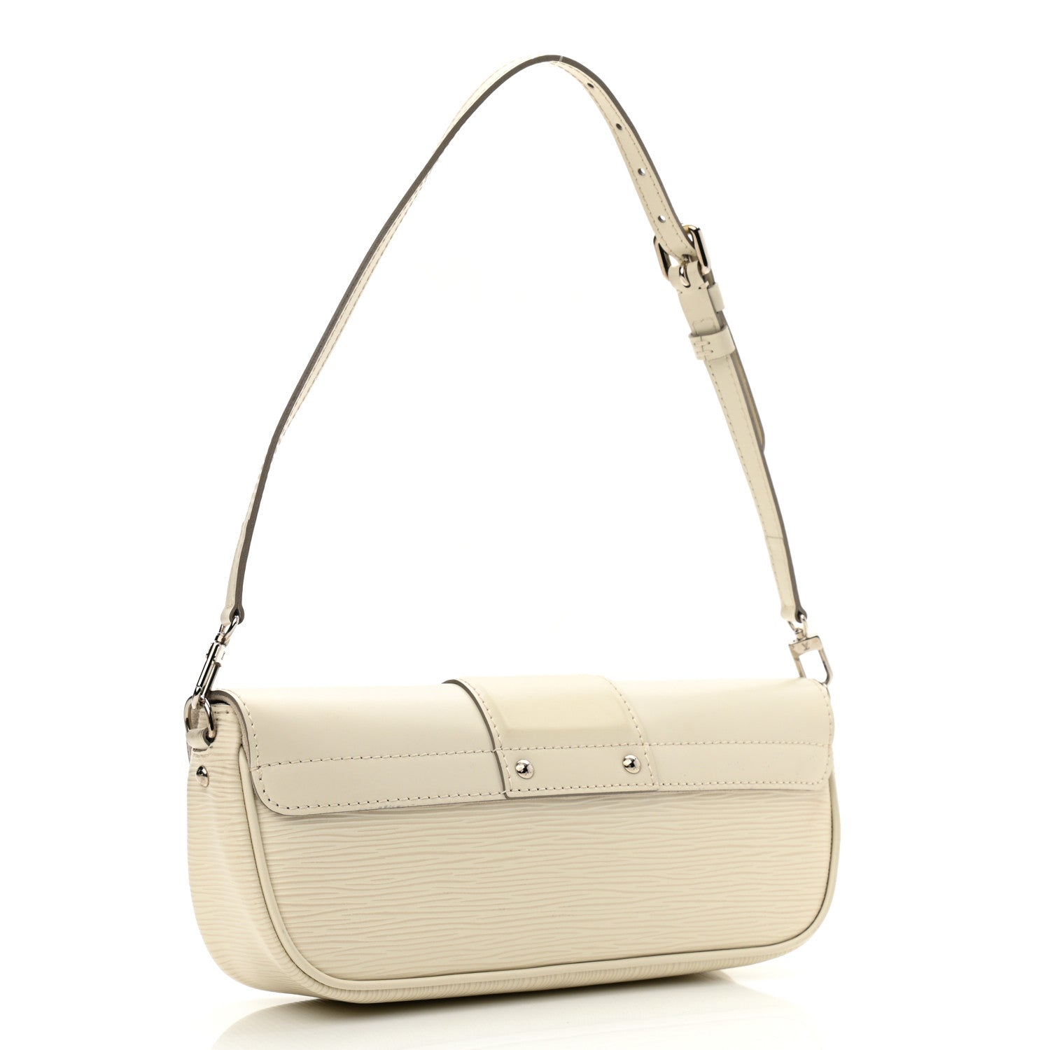 Louis Vuitton Epi Montaigne Clutch Ivory 3 of 15