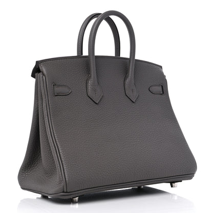 Hermes Togo Birkin 25 Etain 3 of 10