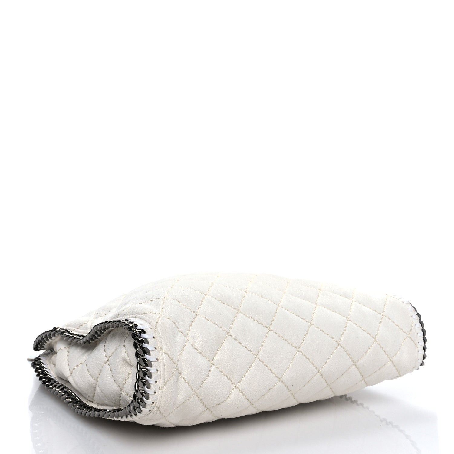 Stella McCartney Shaggy Deer Quilted Small Falabella Tote White 3 of 10