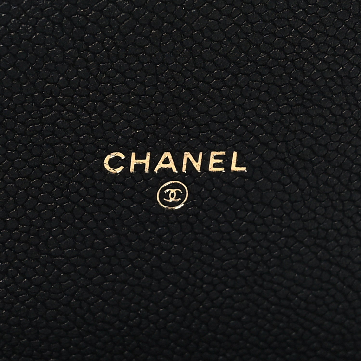 Chanel Grained Calfskin Quilted Cuba Wallet On Chain WOC Black 6 of 11