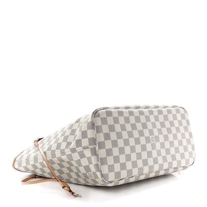 Louis Vuitton Damier Azur Neo Neverfull MM Rose Ballerine 4 of 11